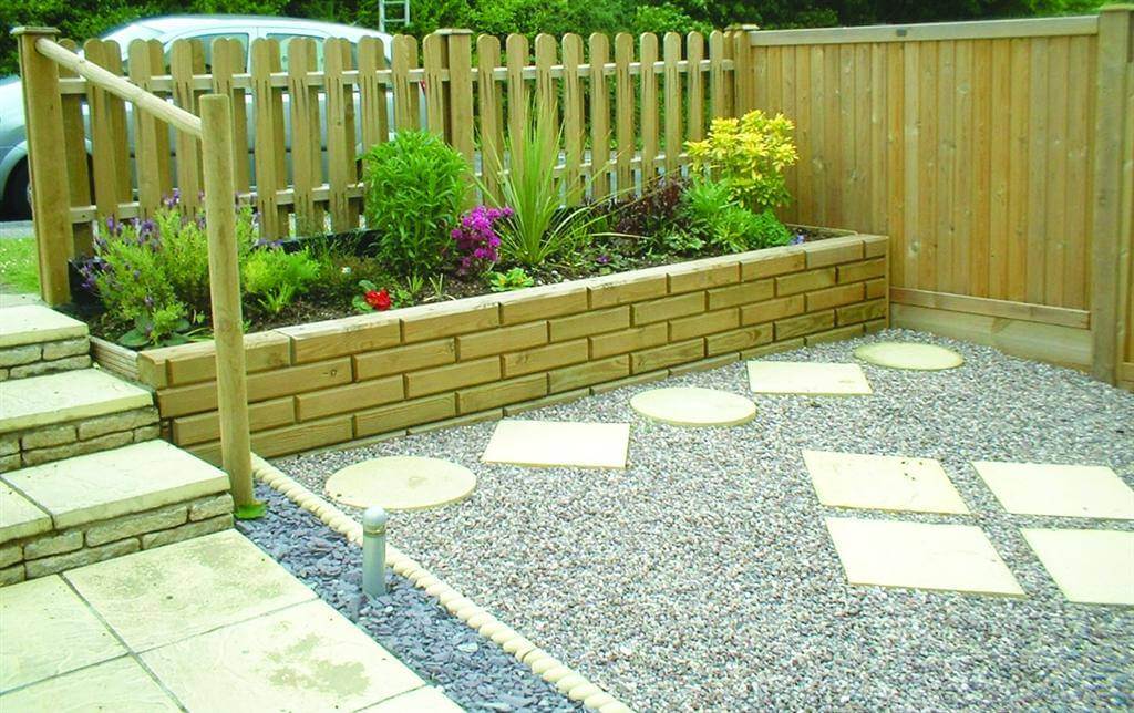 Garden Retaining Flower Wall Cambridge