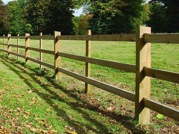 Rural deer fencing timber