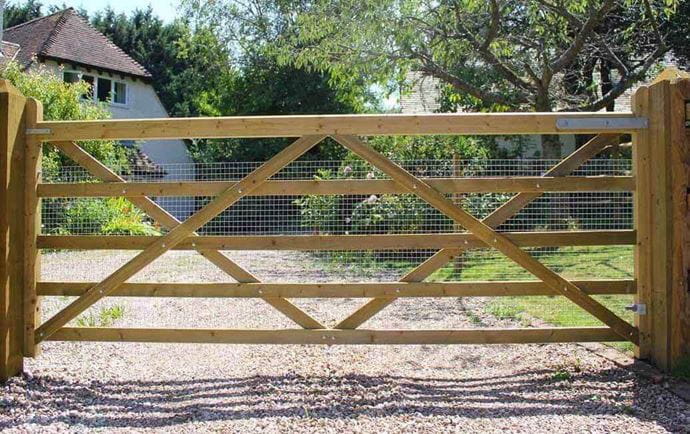 Rural fence gate