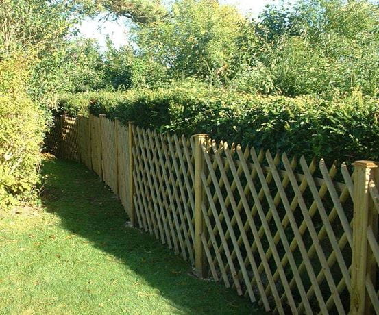 Timber garden fencing Huntingdon