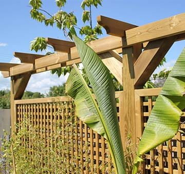 Wooden Pergola With Trellis Cambridge